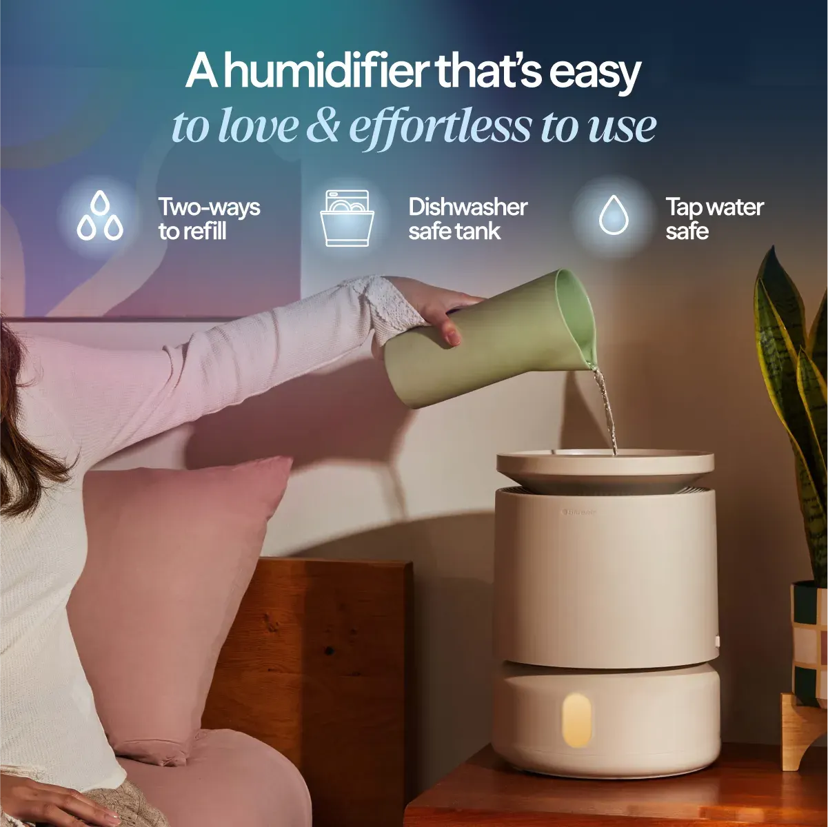 Blueair Blueair DreamWell Humidifier - Stone Grey - thumbnail 6