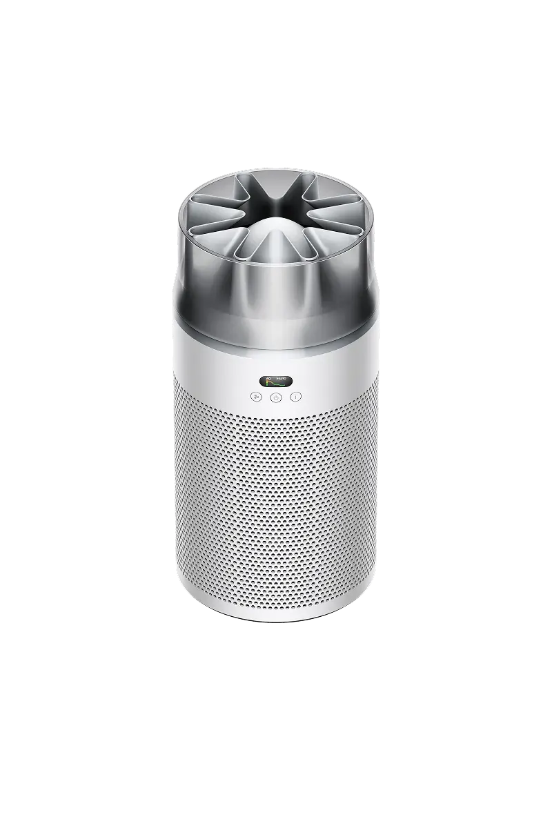 Dyson جهاز تنقية هواء Dyson HushJet Compact HJ10 - أبيض/فضي أجهزة تنقية الهواء - متوفر في الرياض، السعودية