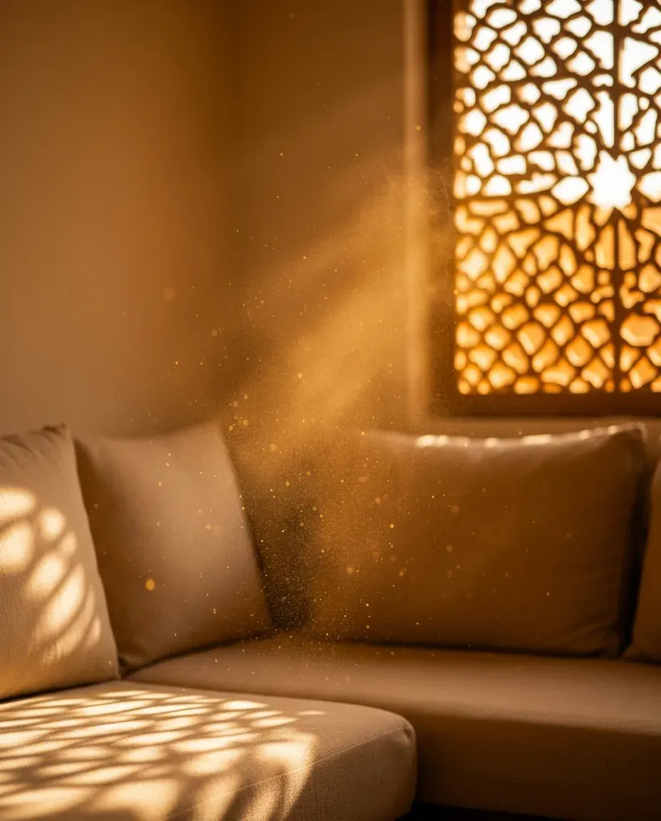 الغبار الناعم وحبوب اللقاح