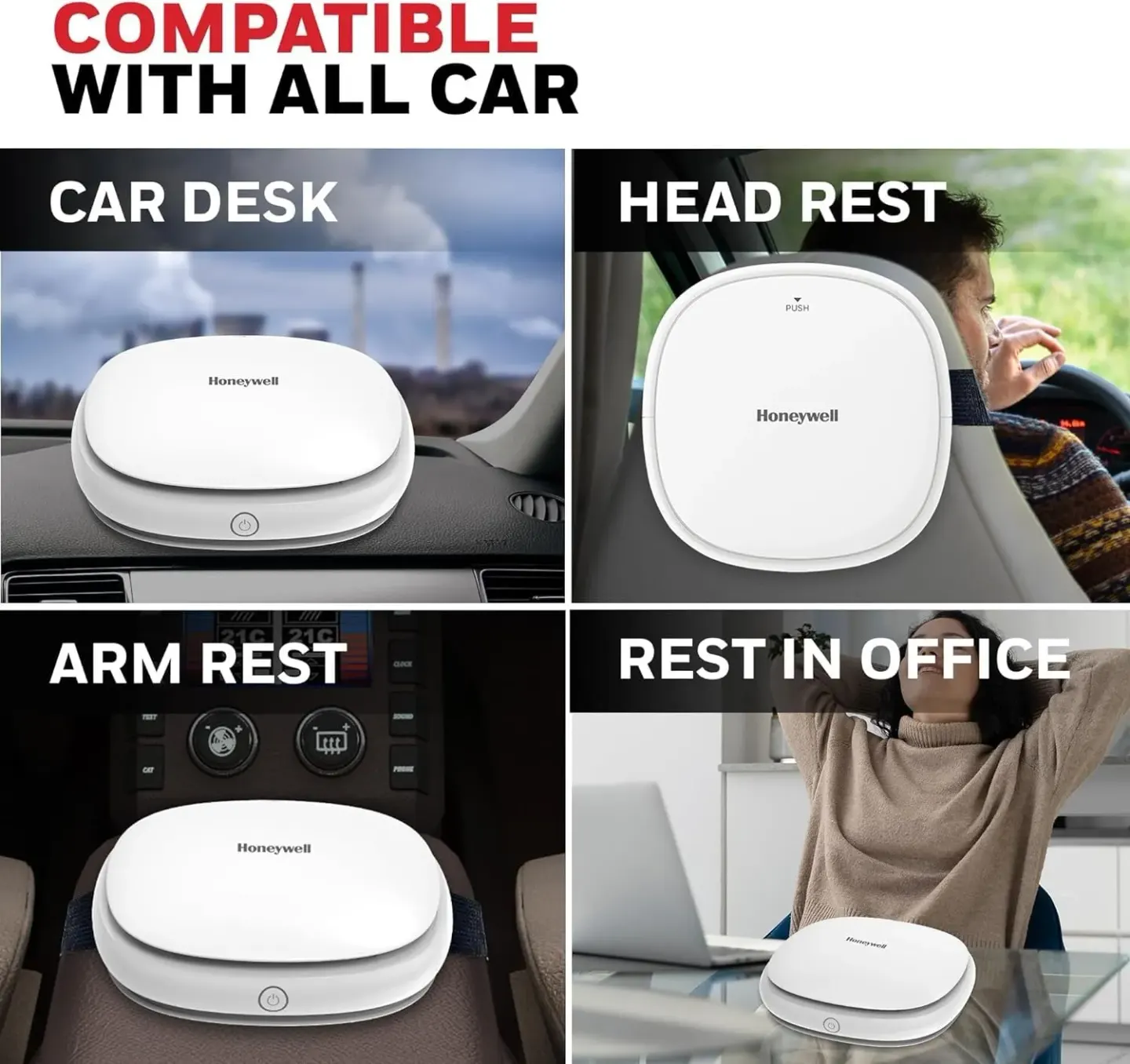 Honeywell جهاز تنقية هواء Honeywell Move Pure 3 Car - صورة مصغرة 5