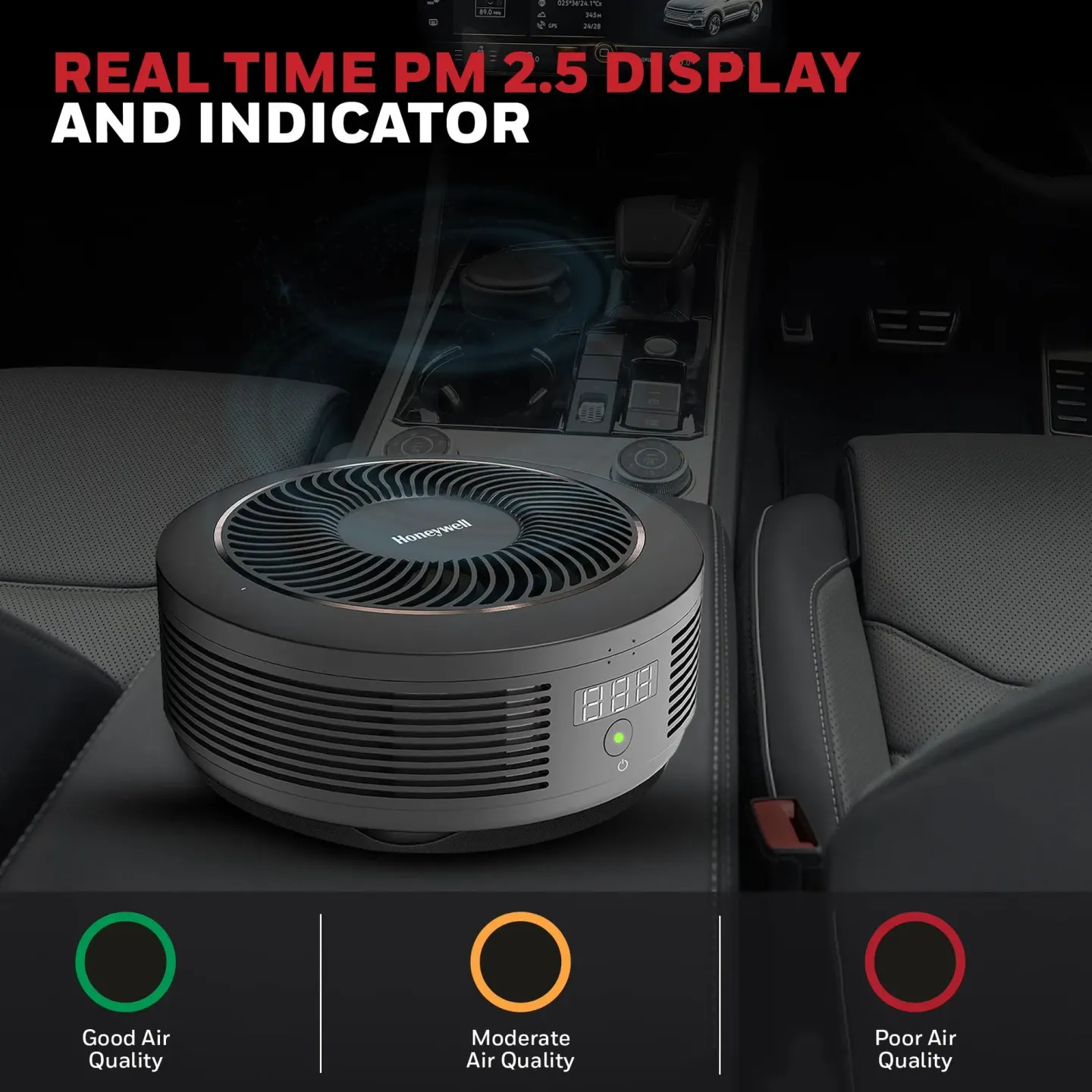 Honeywell جهاز تنقية هواء Honeywell Move Pure 4 Car - صورة مصغرة 4