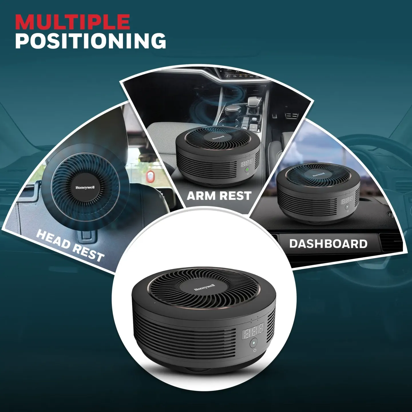 Honeywell جهاز تنقية هواء Honeywell Move Pure 4 Car - صورة مصغرة 5
