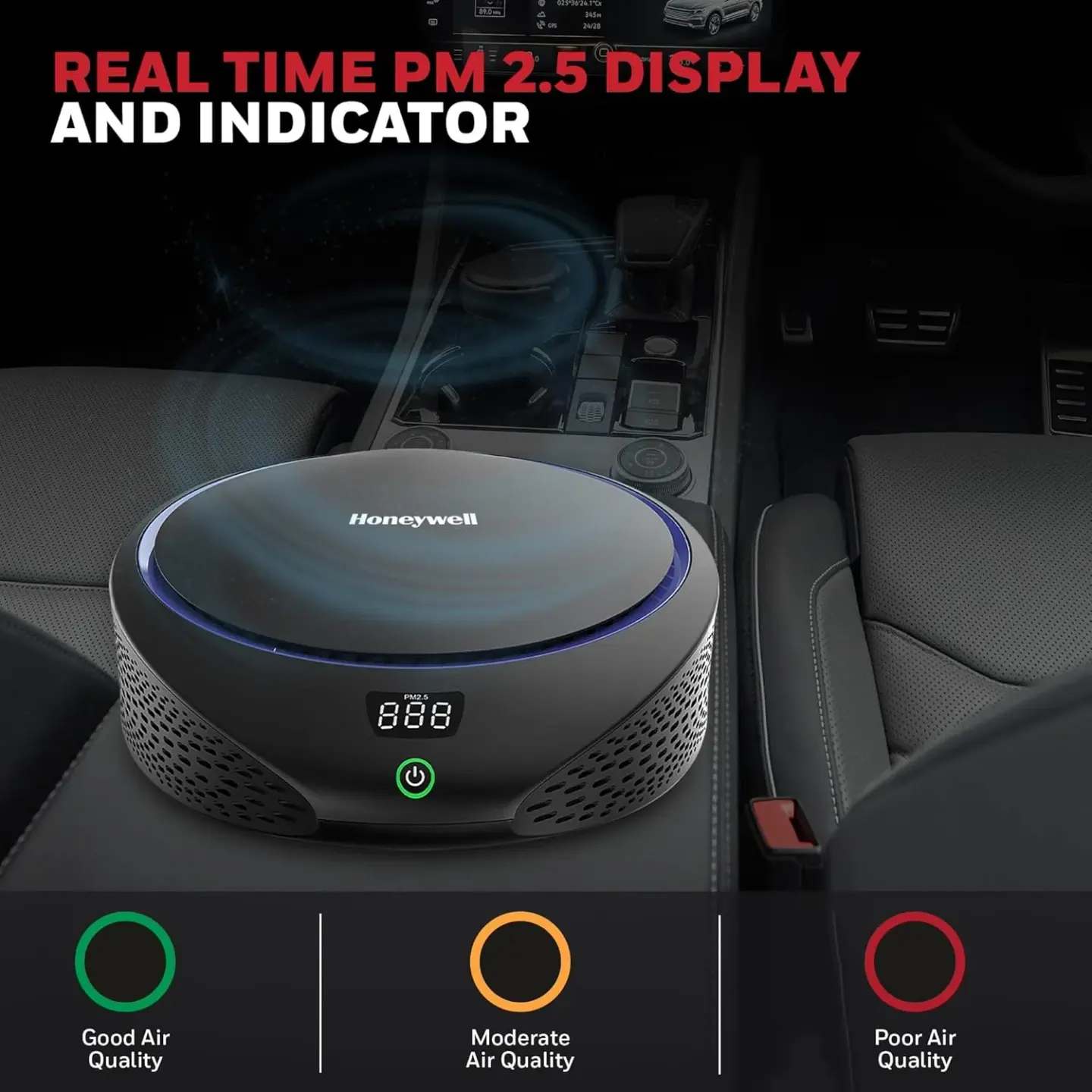 Honeywell جهاز تنقية هواء Honeywell Move Pure 5 Car - صورة مصغرة 5