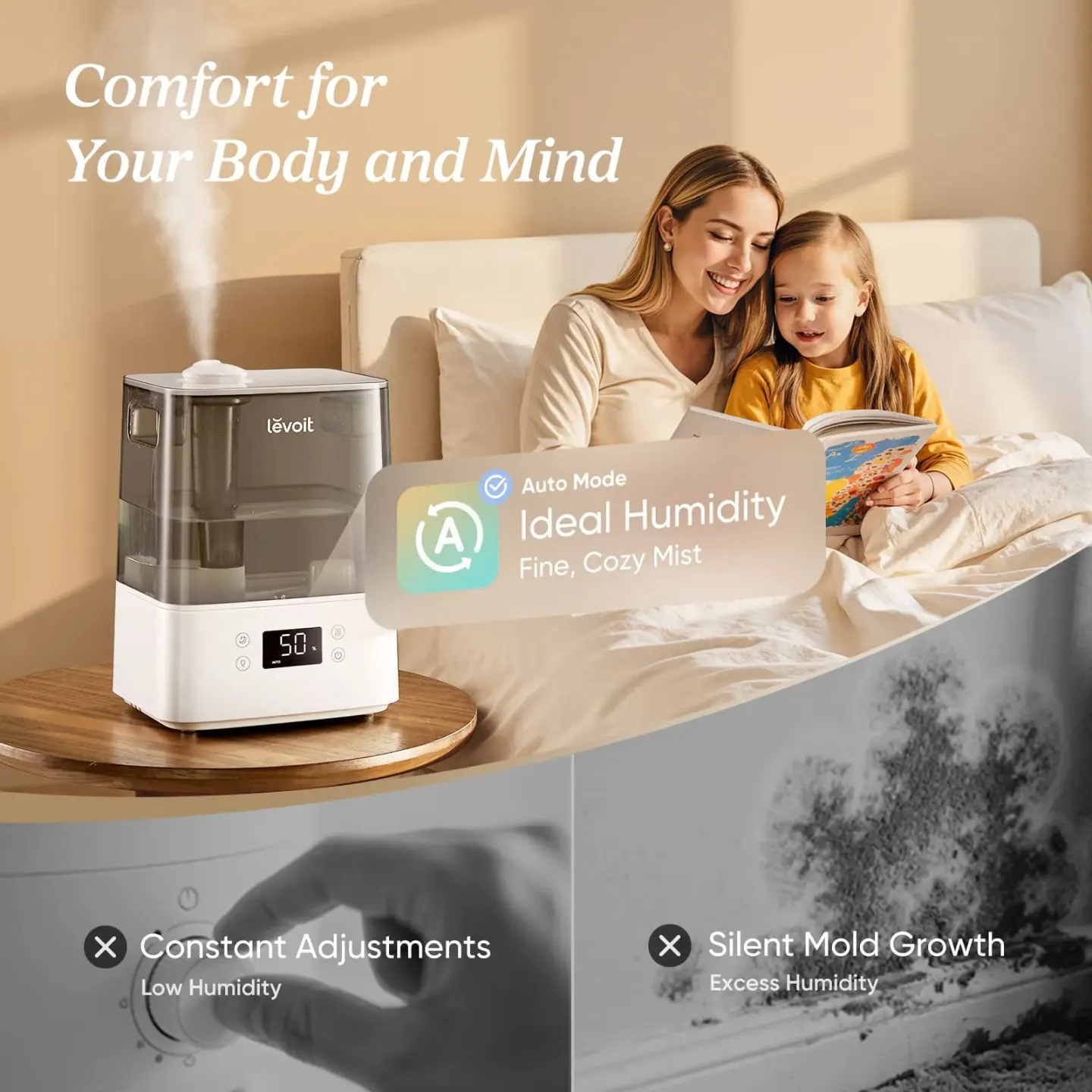 Levoit مرطب هواء Levoit Classic 300S Ultrasonic Smart - صورة مصغرة 2