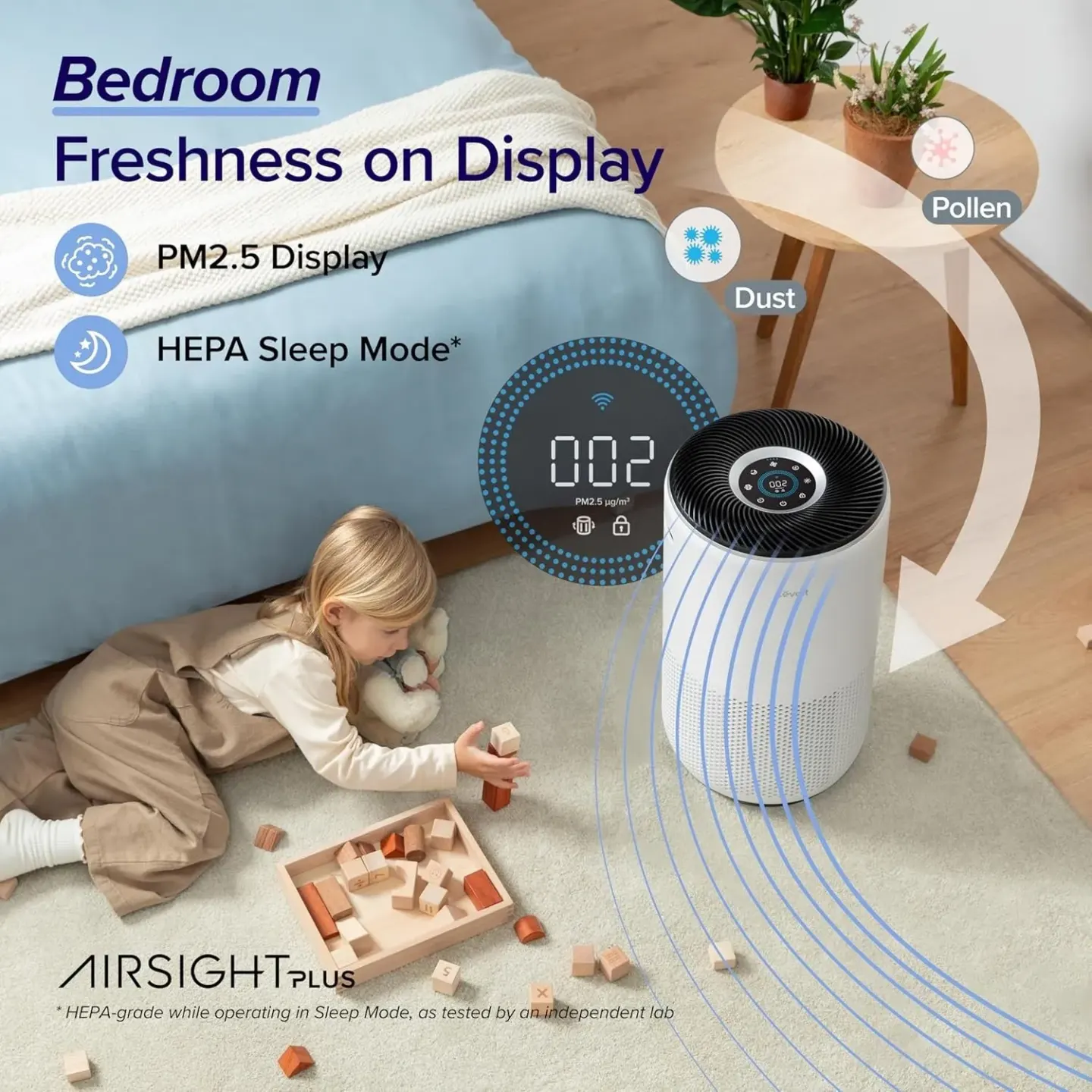 Levoit جهاز تنقية هواء Levoit Core 400S Smart HEPA - صورة مصغرة 3