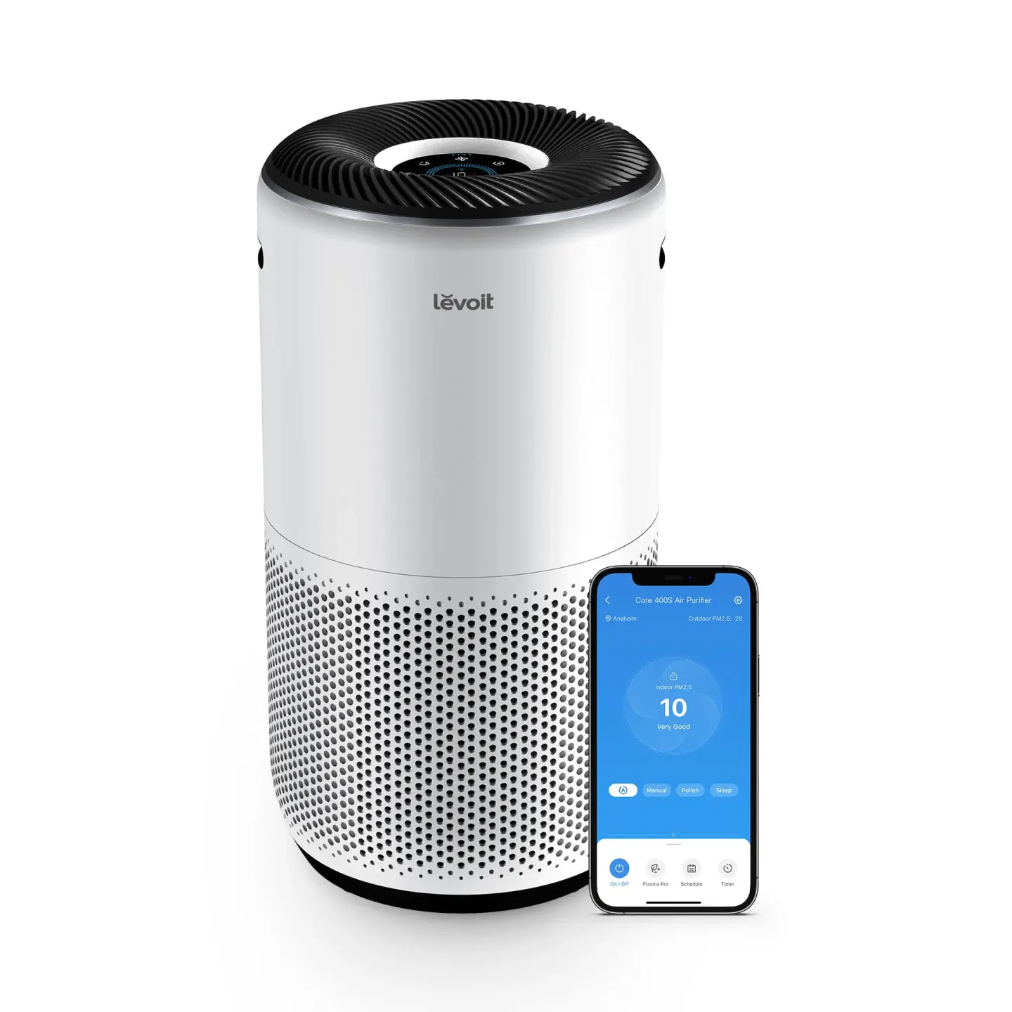 Levoit جهاز تنقية هواء Levoit Core 400S Smart HEPA أجهزة تنقية الهواء - متوفر في الرياض، السعودية