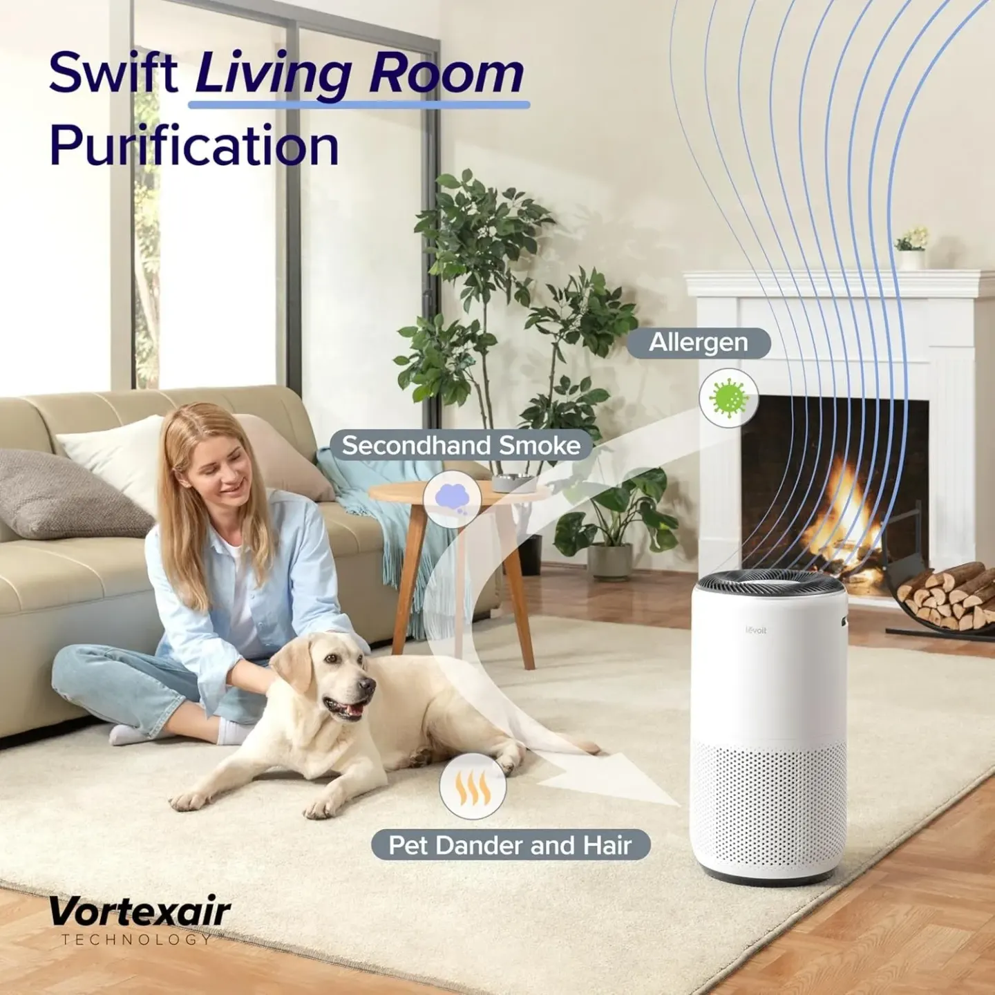 Levoit جهاز تنقية هواء Levoit Core 400S Smart HEPA - صورة مصغرة 2