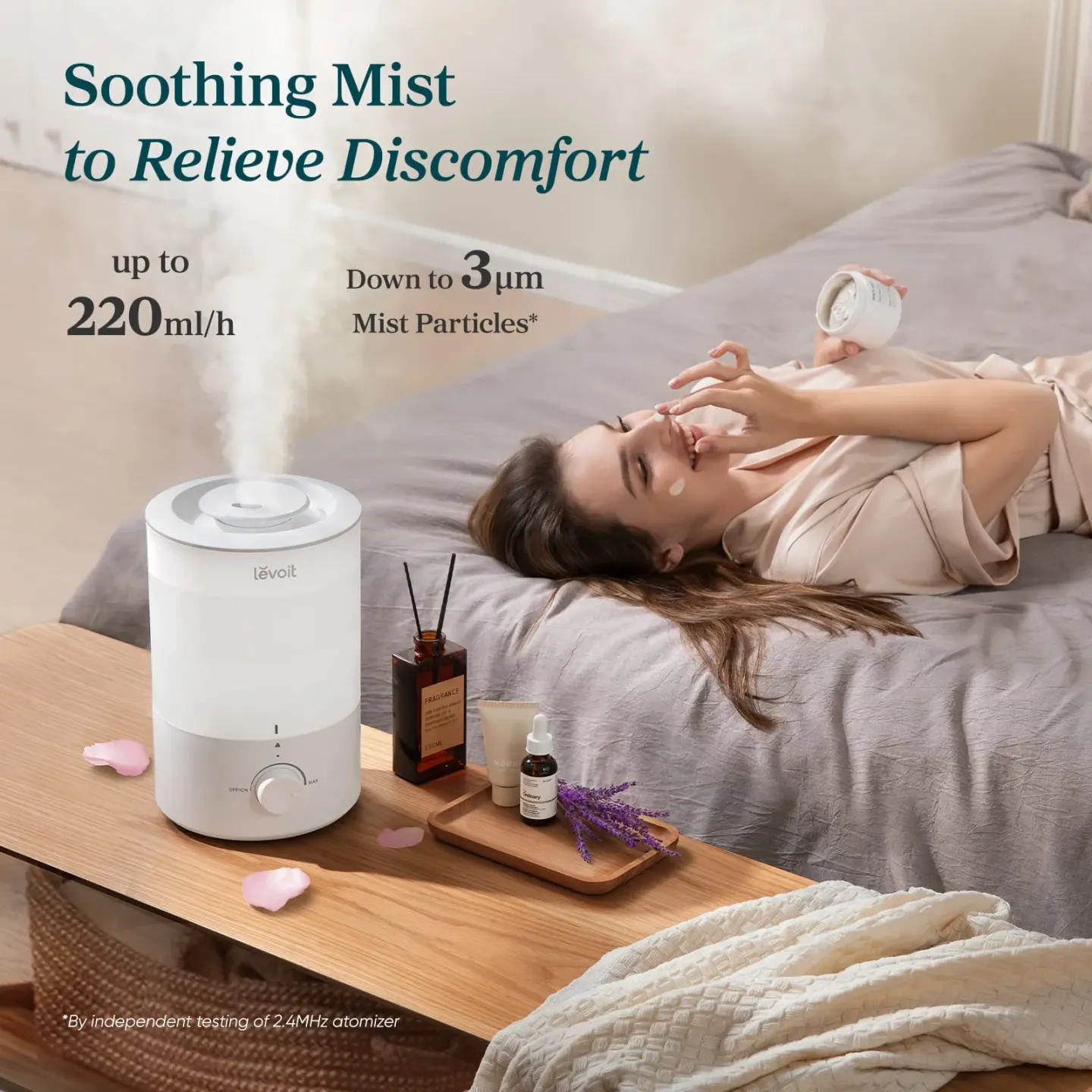 Levoit مرطب هواء Levoit Dual 150 Ultrasonic Cool Mist - صورة مصغرة 2