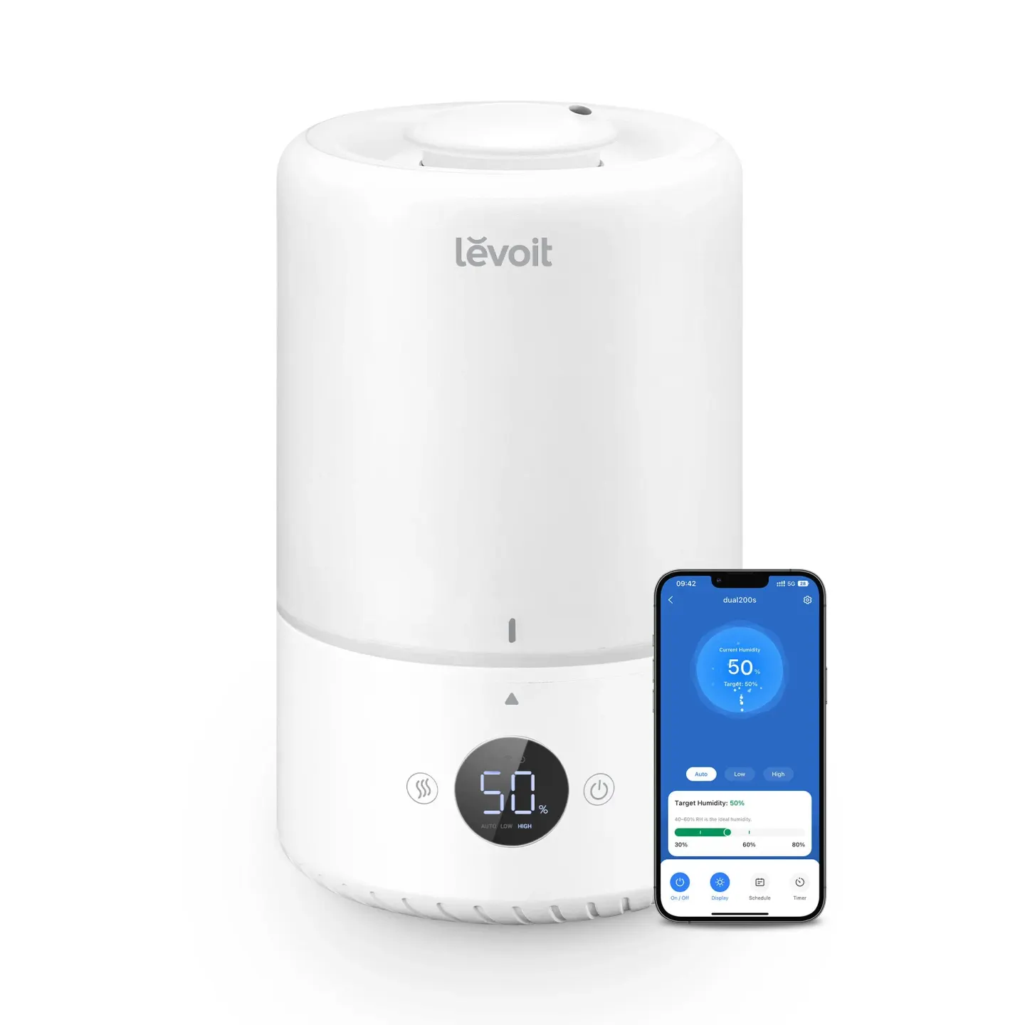 Levoit مرطب هواء Levoit Dual 200S Smart Cool Mist المرطبات - متوفر في الرياض، السعودية