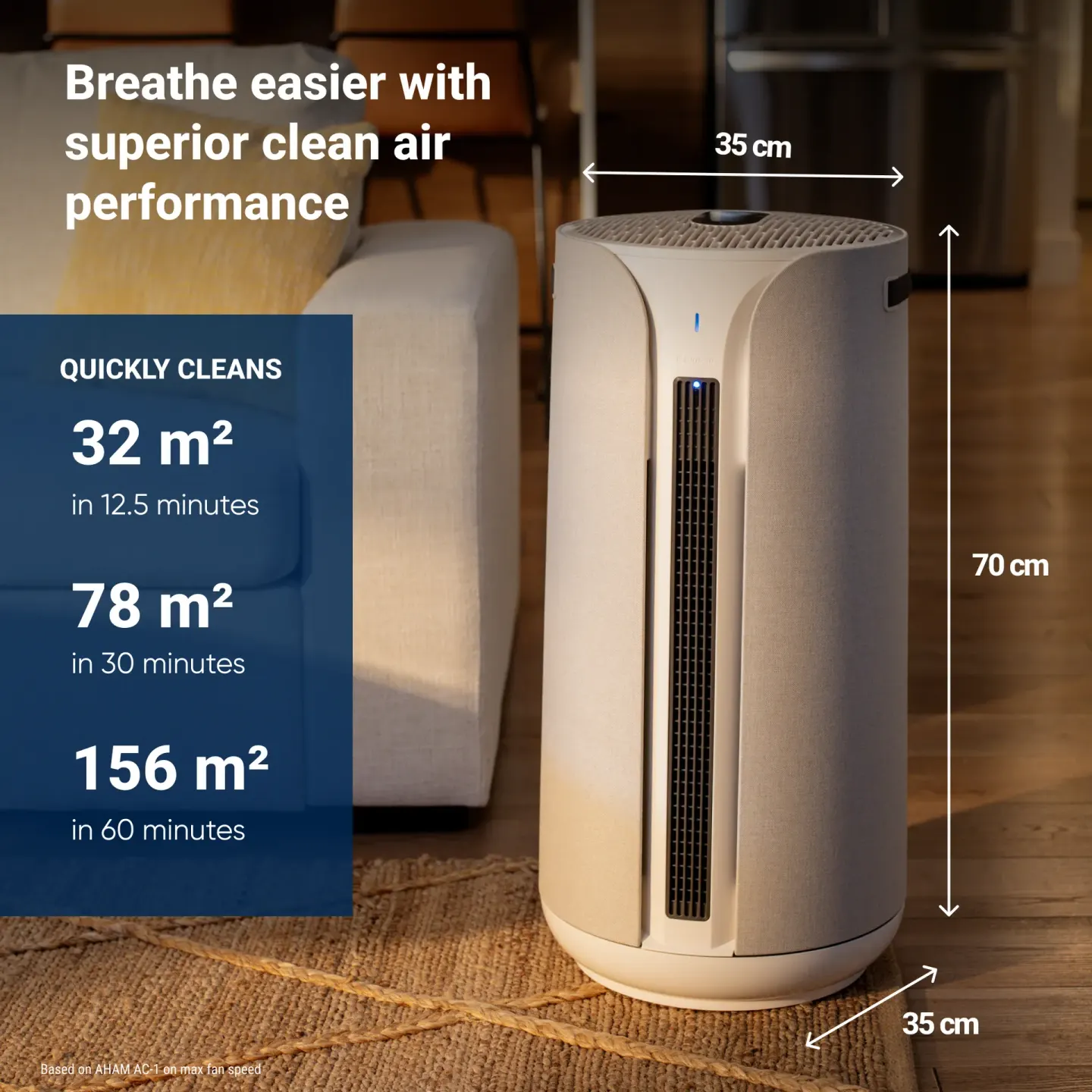 Blueair Blueair ComfortPure 3-in-1 T20i Air Purifier - thumbnail 4