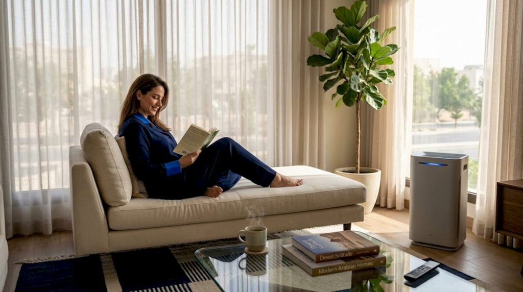 Apartment air purifier benefits for cleaner air in Saudi homes