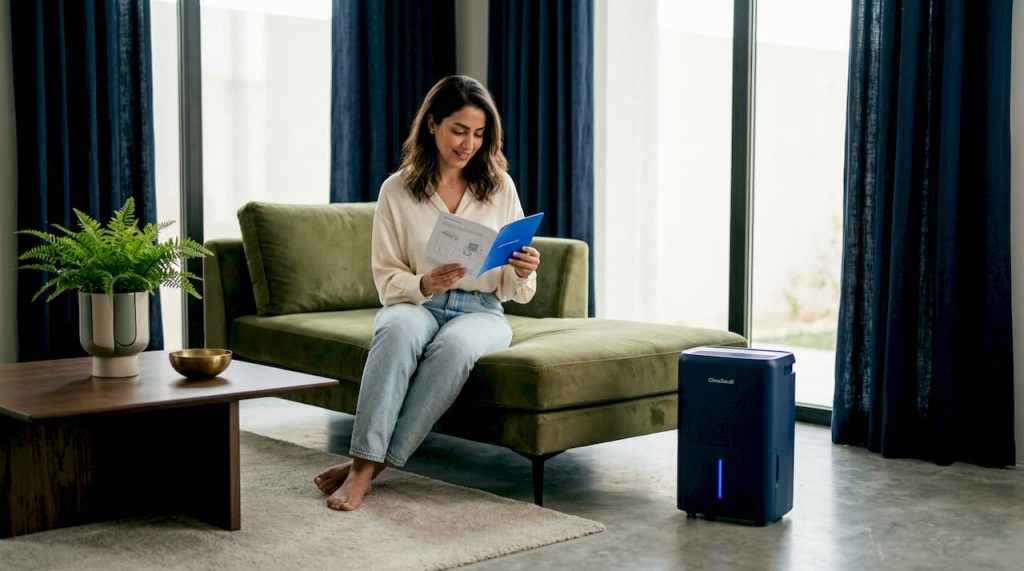 How a dehumidifier works in your home