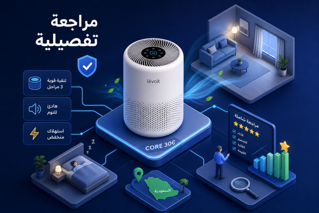 مراجعة تفصيلية لـ levoit core 300 في السعودية