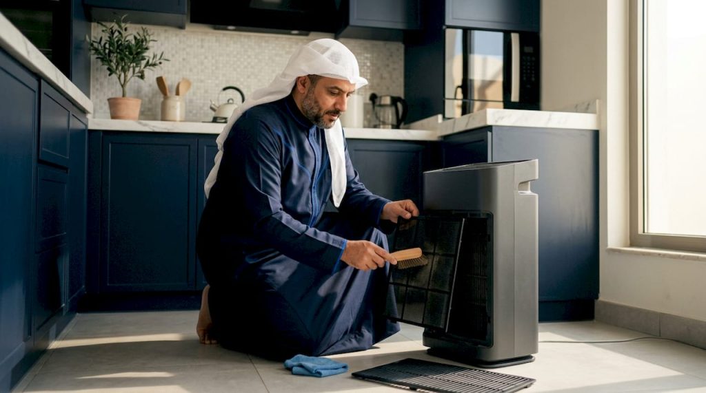 Air purifier maintenance checklist for Saudi homes